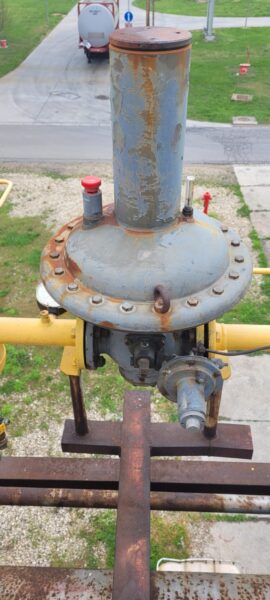 HUTIRA – BRNO refurbished gas pressure regulator for Slovnaft. | HUTIRA