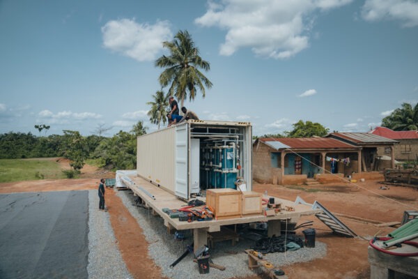 The hard work in Ghana paid off. Drinking water from the Birim River is a miracle for locals | HUTIRA