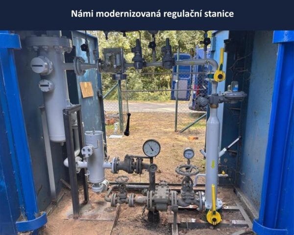 Modernizace plynové stanice v&nbsp;Halenkovicích