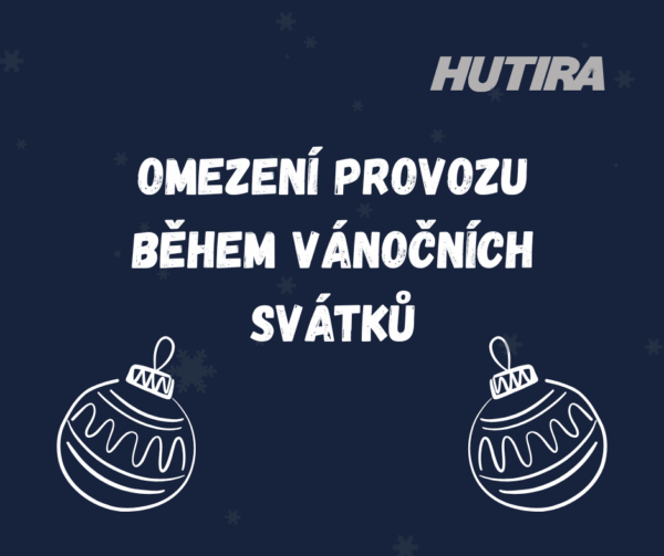 Omezení provozu během vánočních svátků